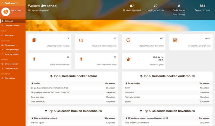 BoekMee demo screenshot 1