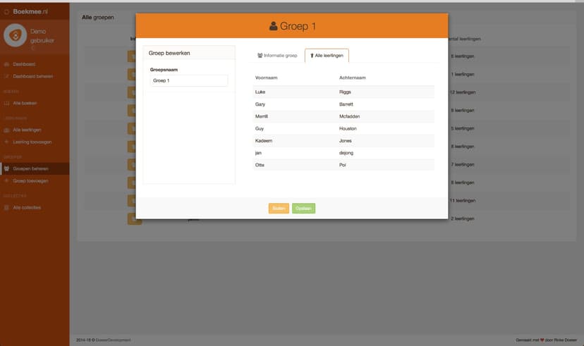 BoekMee demo screenshot 5
